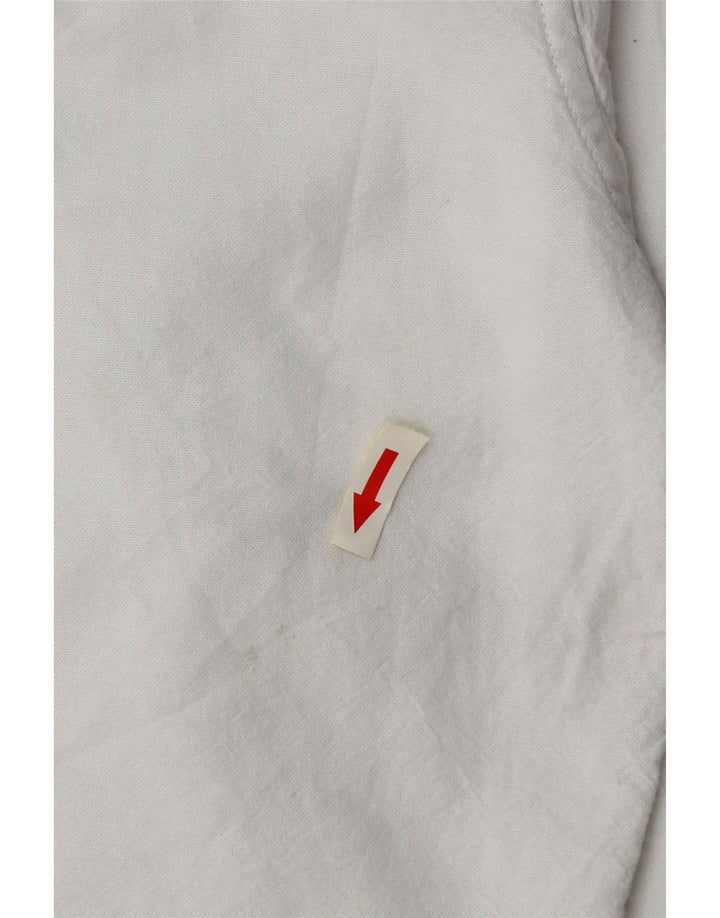 Camicia da uomo Jack & Jones piccola in cotone bianco