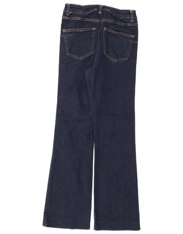 Jeans Bootcut da donna Zara EU 38 Small W28 L29 Cotone blu navy