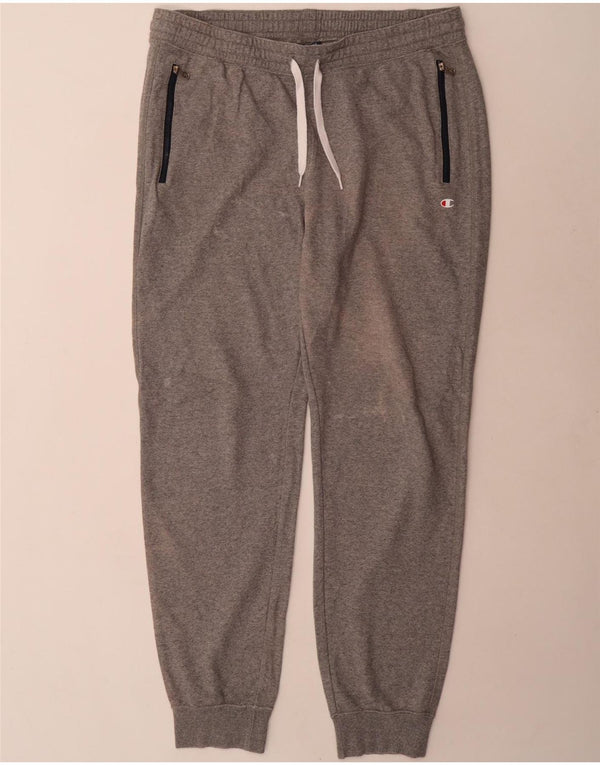 Pantaloni da tuta da uomo Champion Joggers XL in cotone grigio