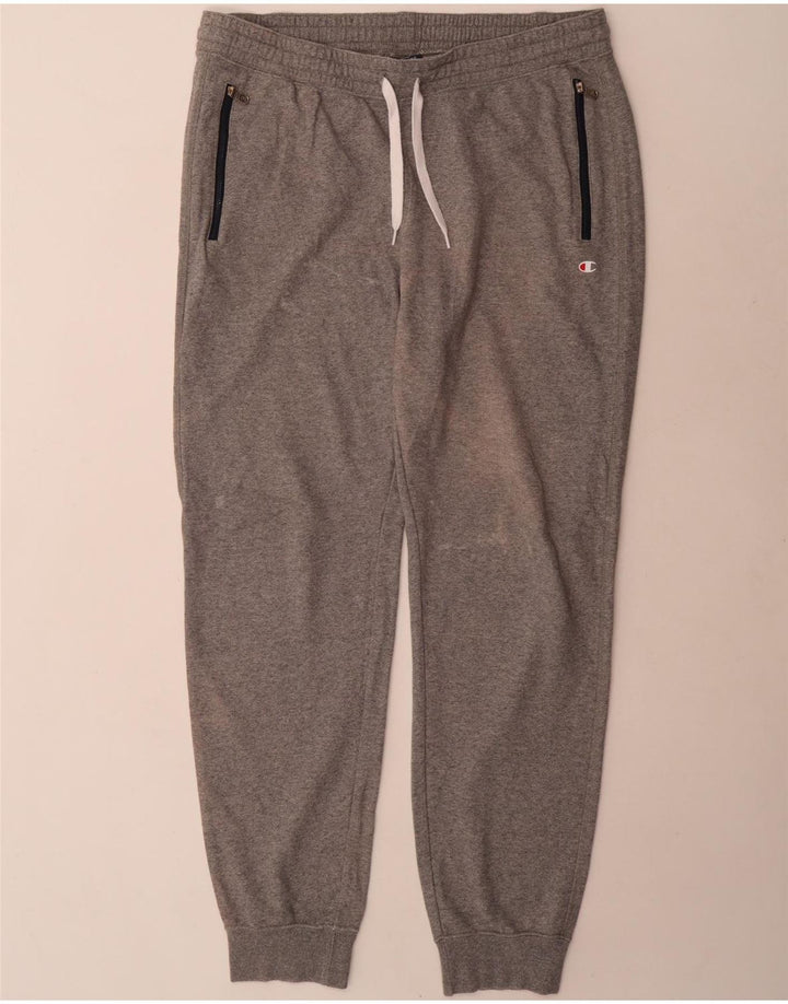 Pantaloni da tuta da uomo Champion Joggers XL in cotone grigio