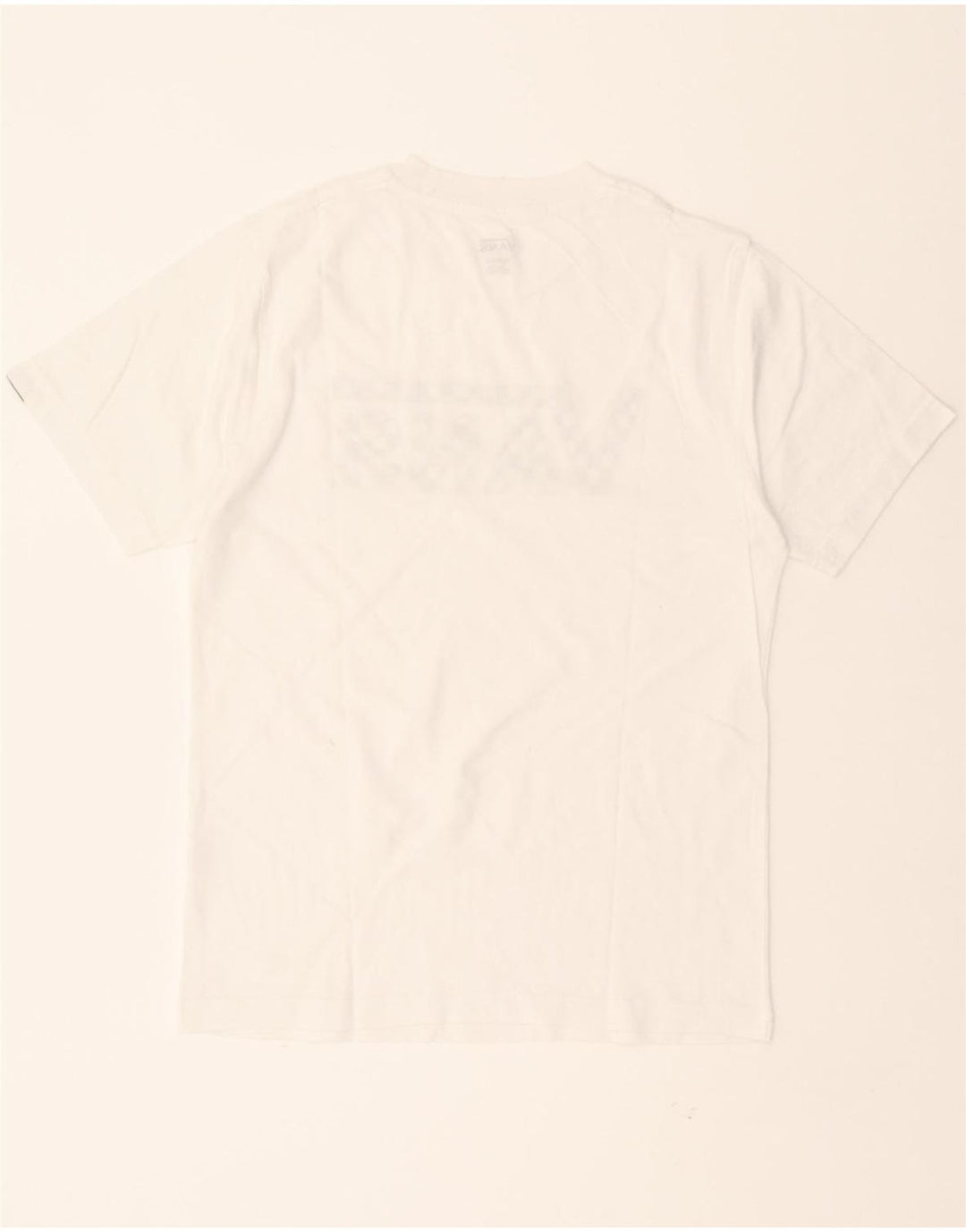 VANS Womens Graphic T-Shirt Top UK 12 Medium White Cotton Vintage Vans and Second-Hand Vans from Messina Hembry 