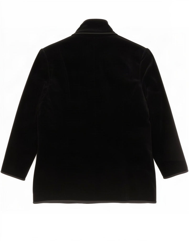 Giacca blazer in velluto aperto da donna Resi Hammerer EU 40 cotone nero medio