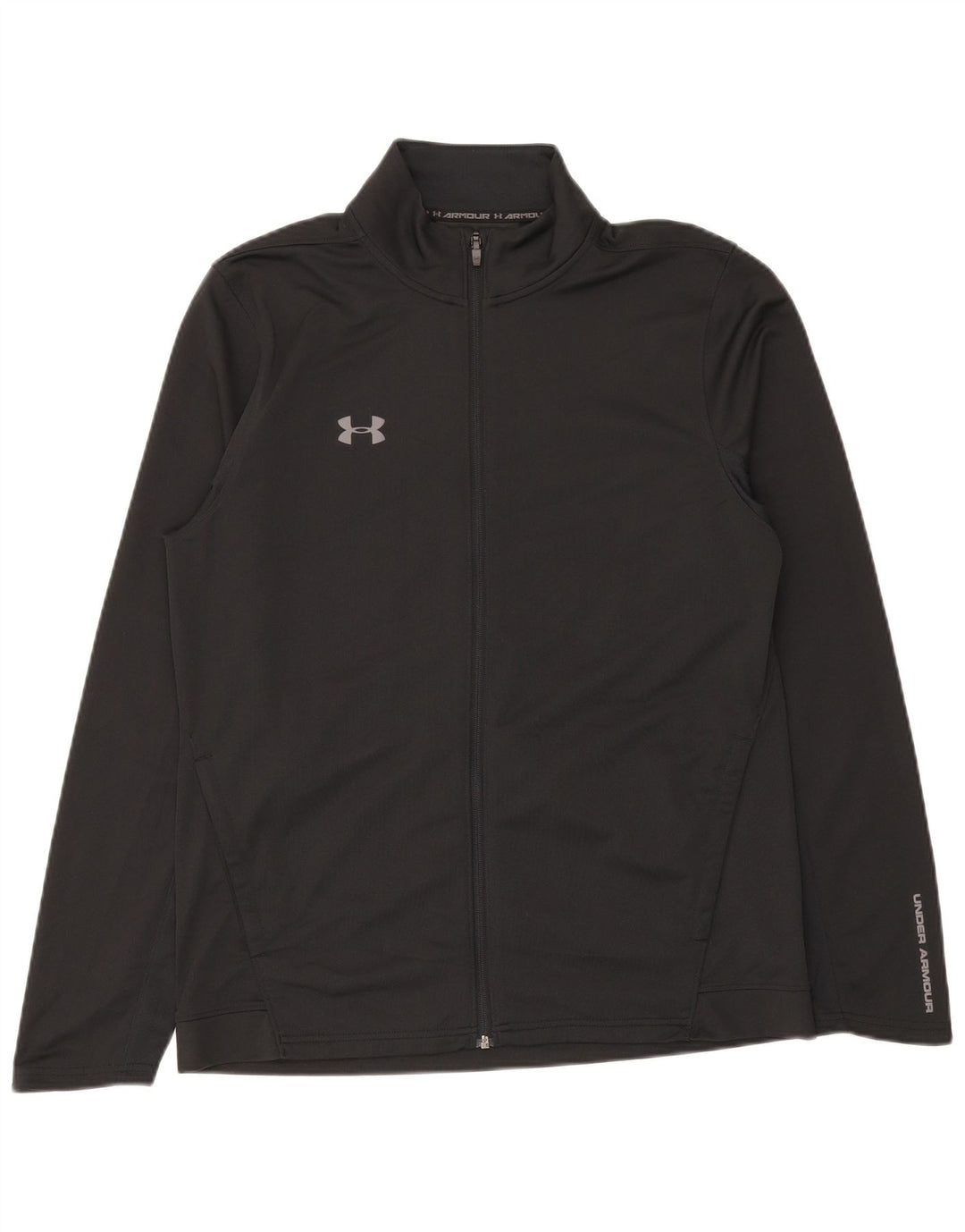 Giacca da ginnastica da uomo Under Armour grande in poliestere nero