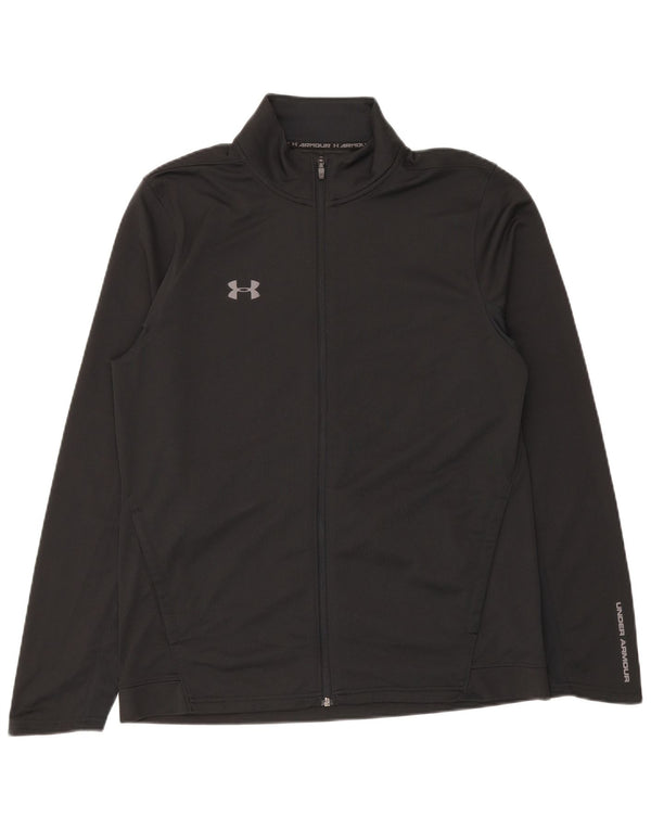 Giacca da ginnastica da uomo Under Armour grande in poliestere nero
