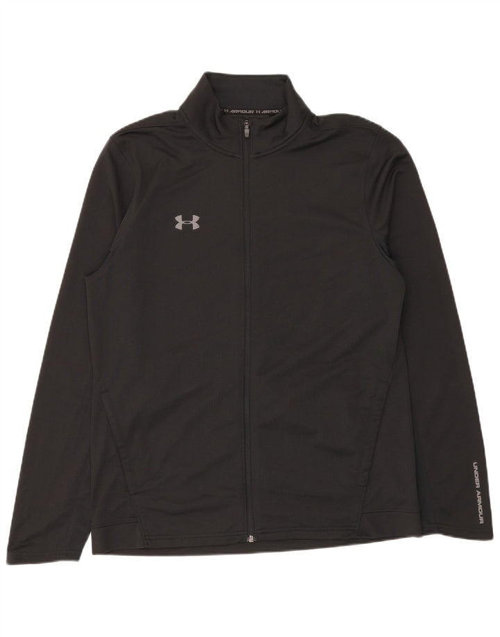 Giacca da ginnastica da uomo Under Armour grande in poliestere nero