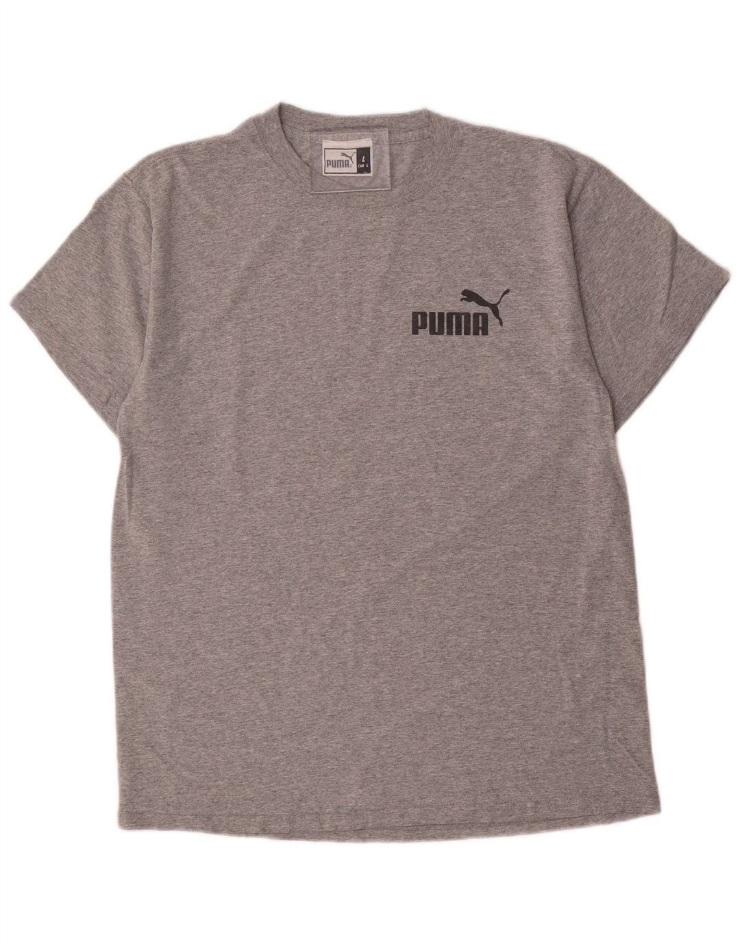 T-shirt grafica PUMA da uomo grande grigia
