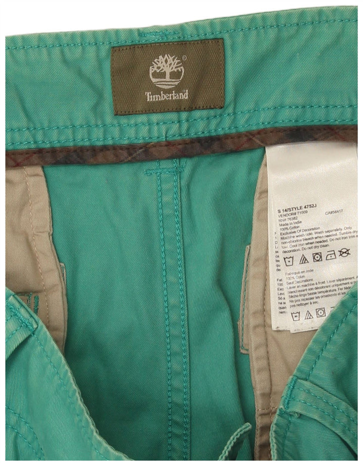 Pantaloncini chino da uomo Timberland W36 Large in cotone verde