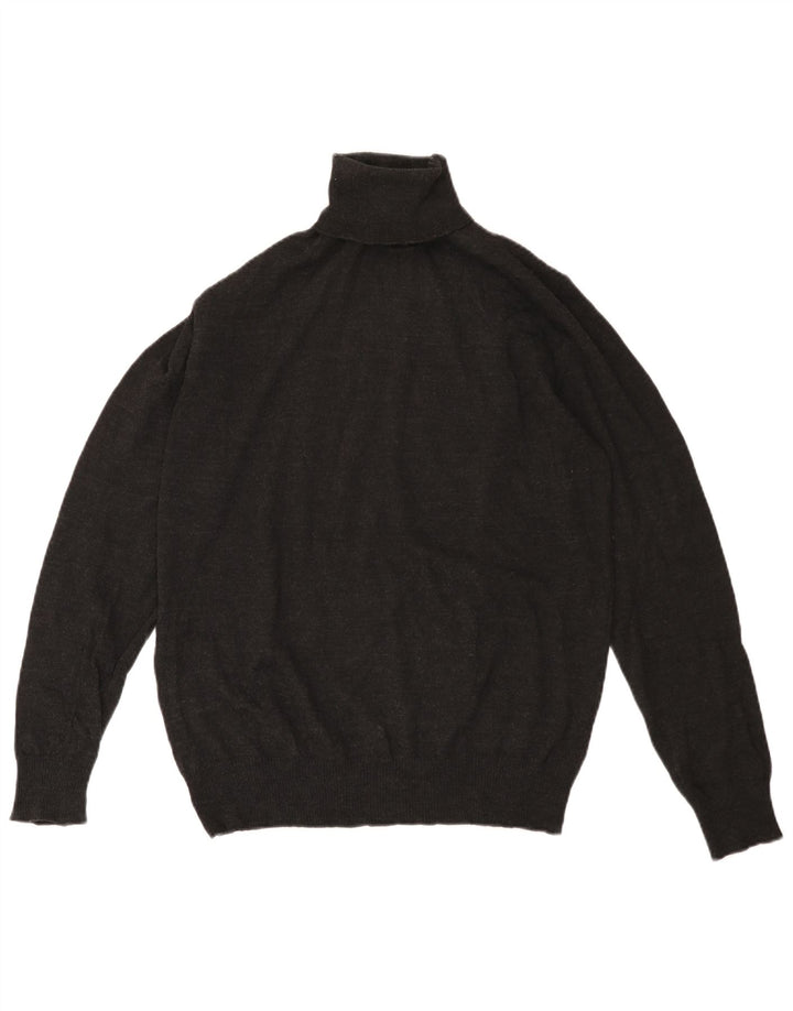 Maglione maglione collo alto da uomo Zara XL nero