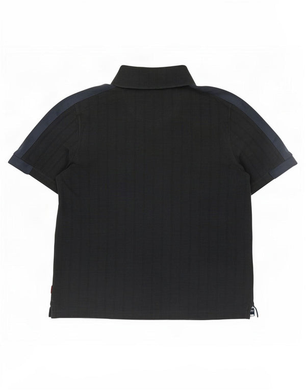 Polo regolare da uomo Ted Baker taglia 6 2XL cotone nero