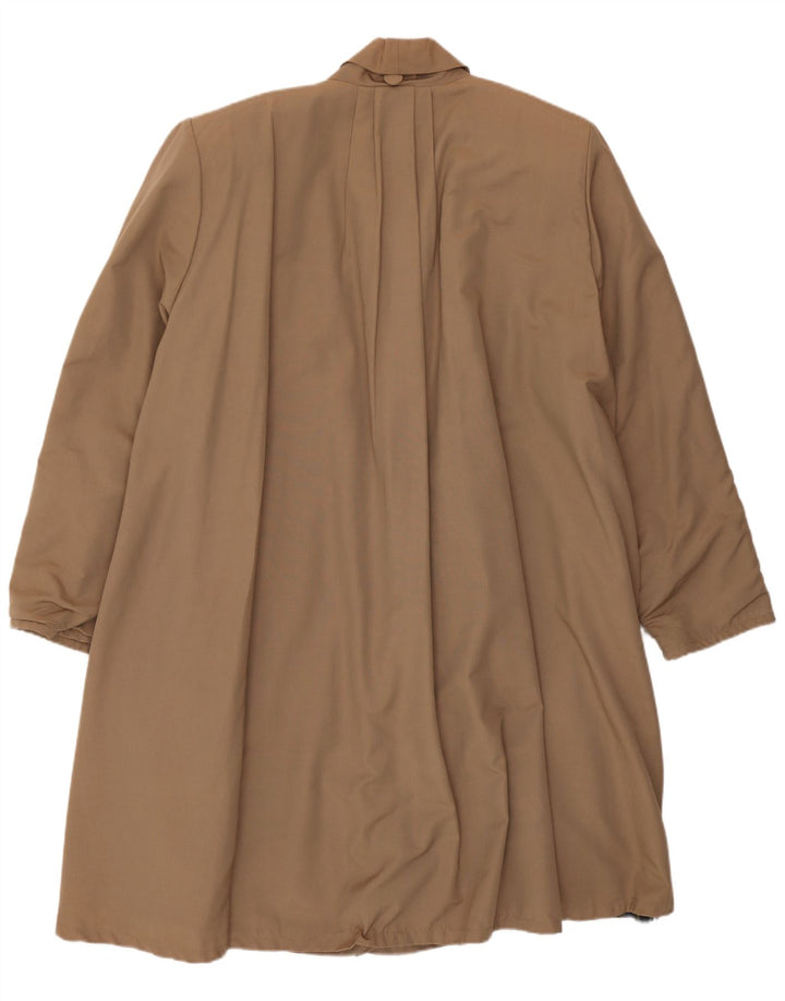 Cappotto vintage da donna UK 14 grande beige