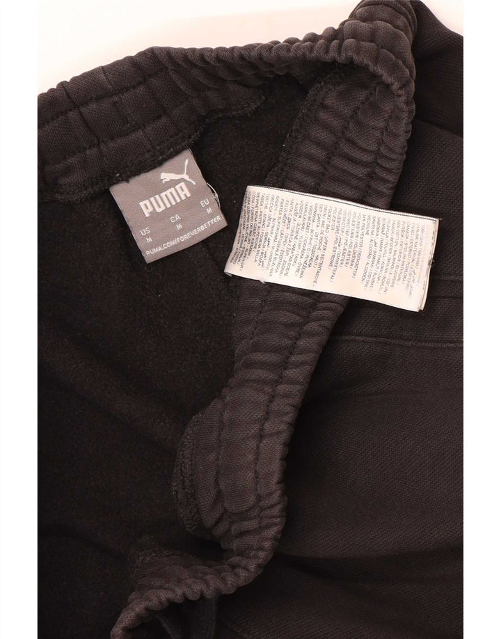 Pantaloncini sportivi grafici da uomo Puma medi neri