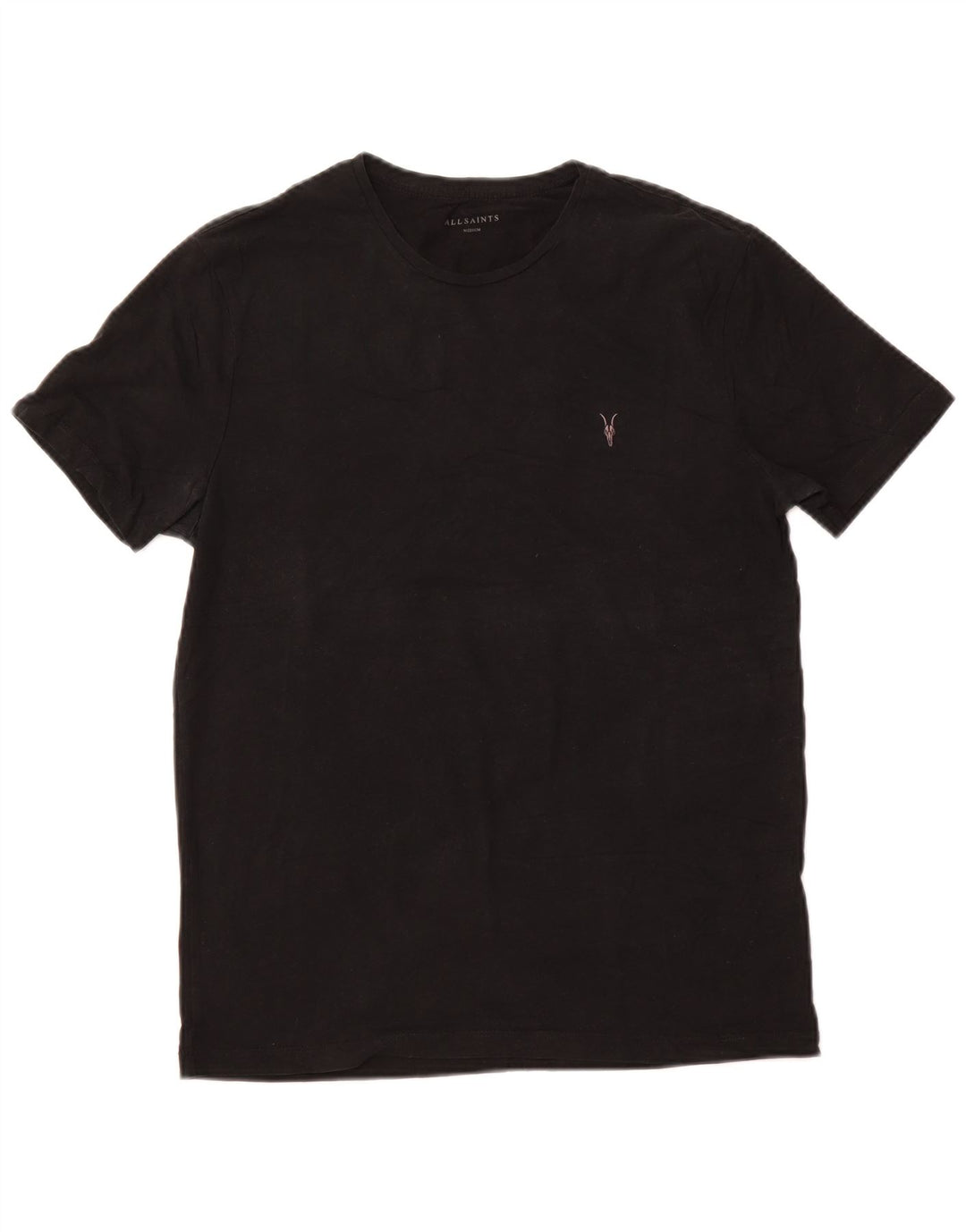 T-shirt da uomo ALL SAINTS Top in cotone nero medio