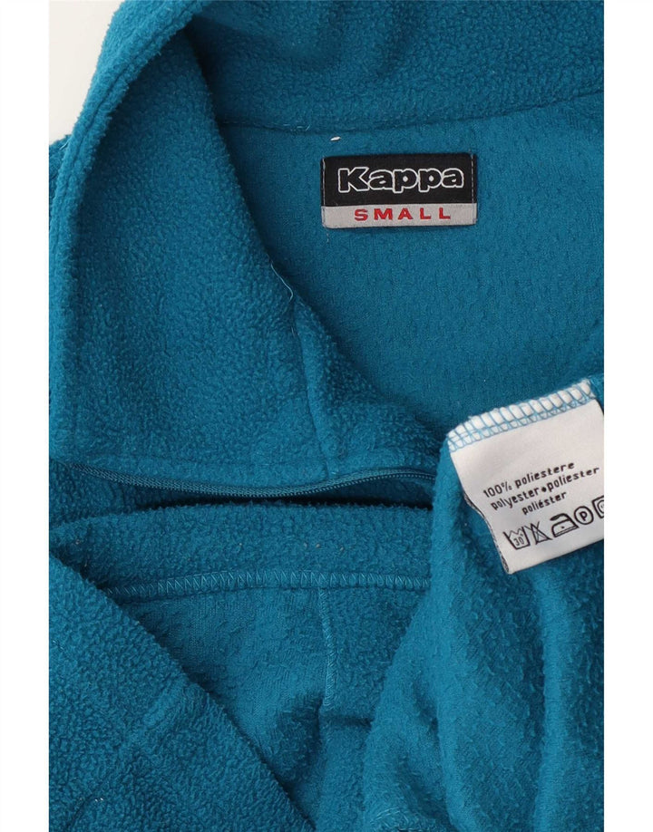 Giacca in pile da donna Kappa UK 10 Small Blu Poliestere