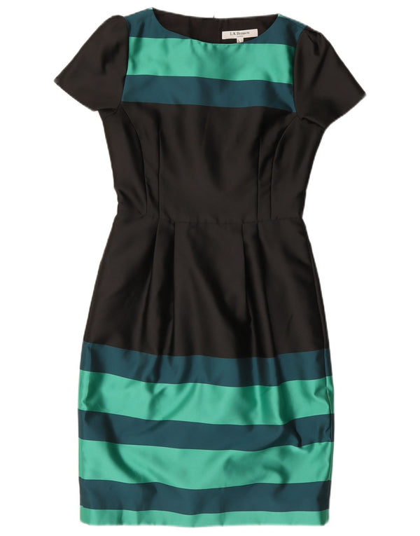 L.K. Abito tubino da donna Bennett UK 8 Small Poliestere color block nero