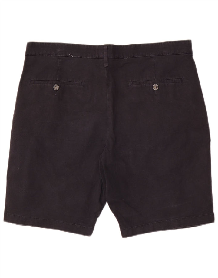 Pantaloncini chino da uomo Marks & Spencer W34 grandi in cotone blu navy