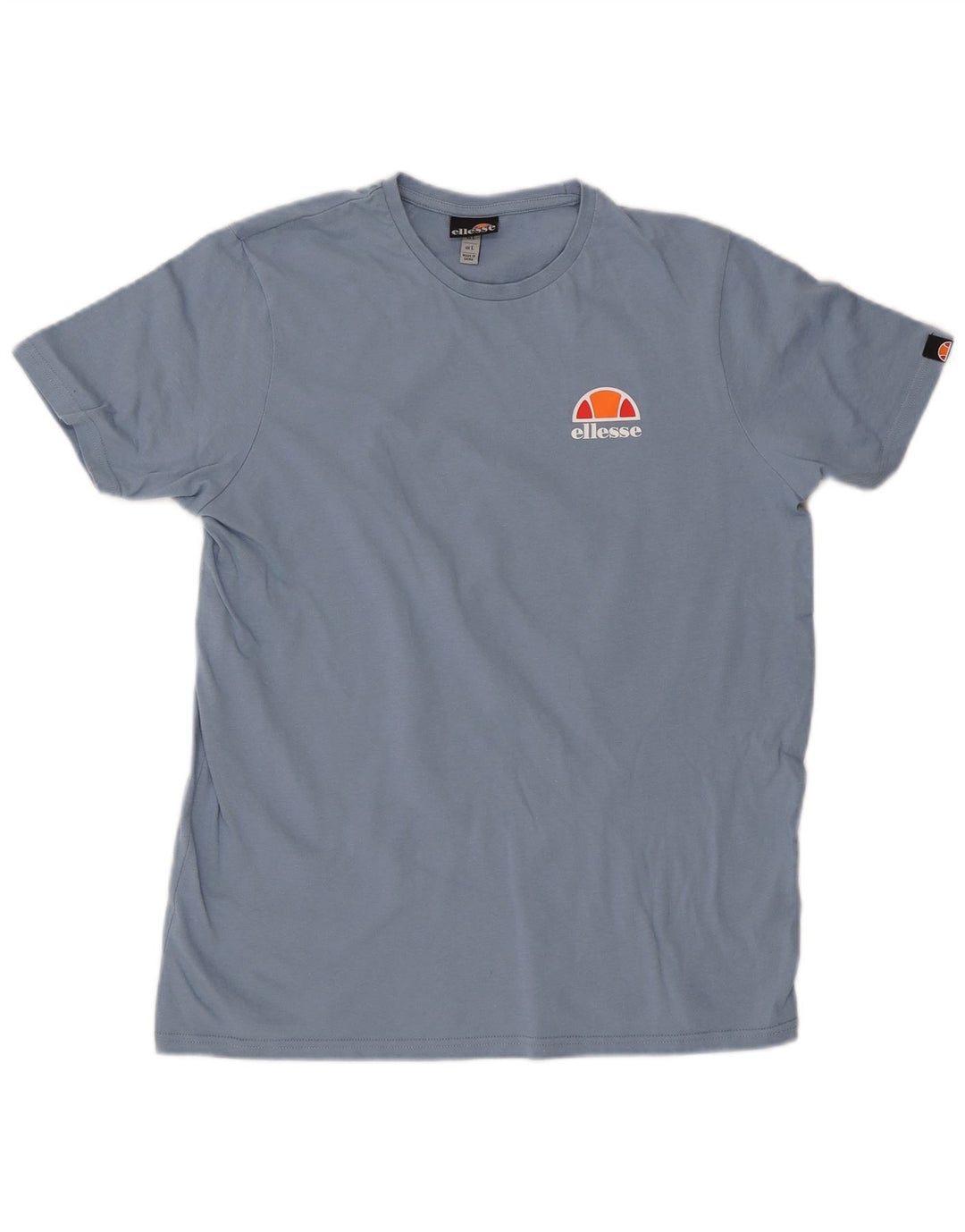 T-shirt da uomo Ellesse Top Large in cotone blu