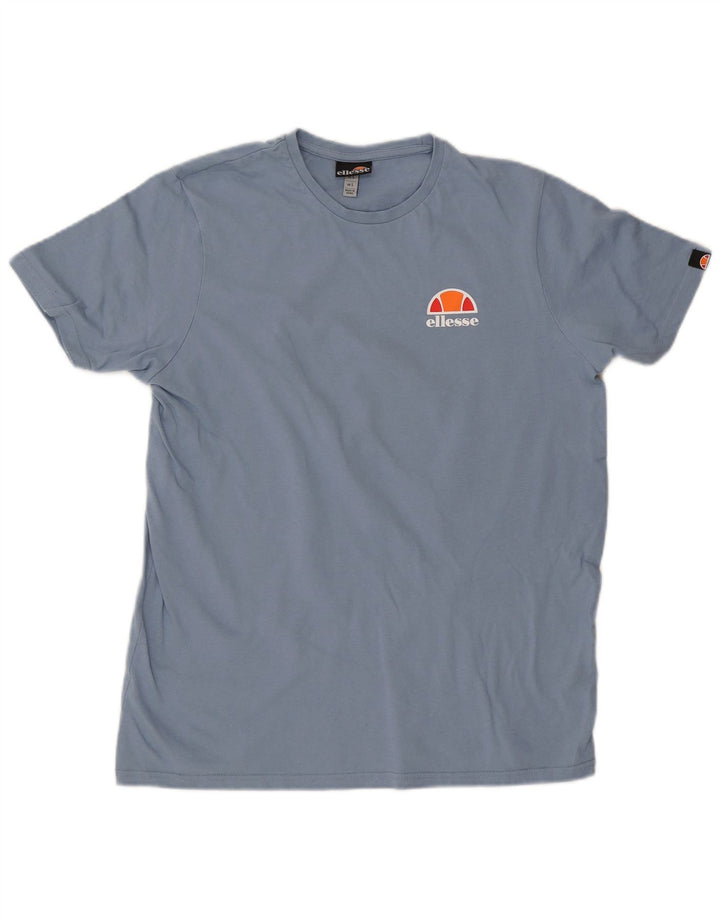 T-shirt da uomo Ellesse Top Large in cotone blu