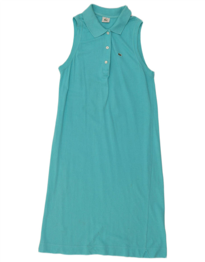Abito polo senza maniche da donna Lacoste taglia 40 cotone turchese medio
