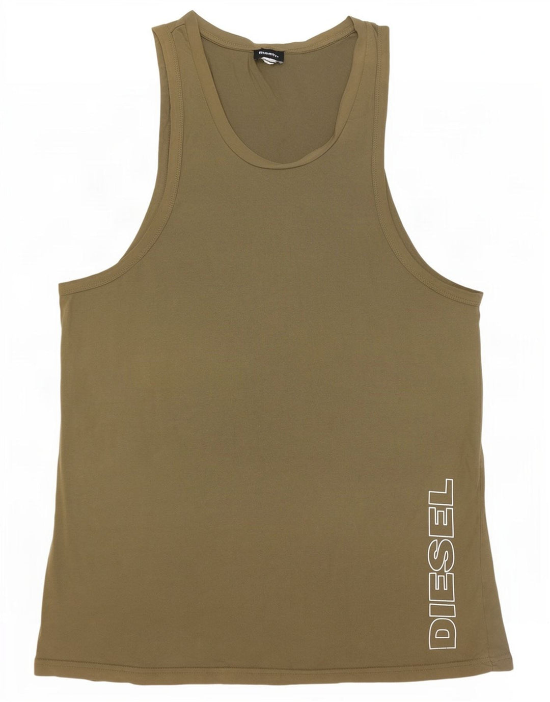 Canotta grafica da uomo Diesel grande color cachi