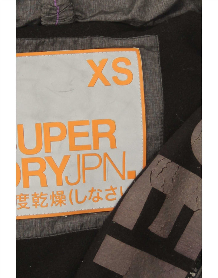 Giacca imbottita grafica da donna Superdry UK 6 XS poliestere grigio