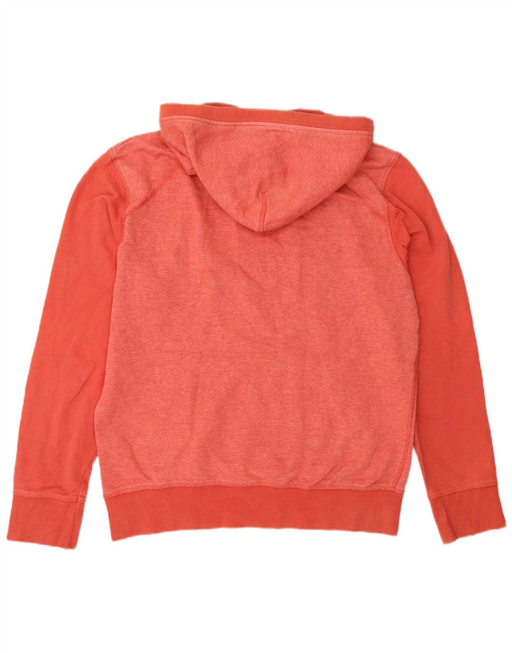 Jack & Jones Maglione da uomo con cappuccio grafico e collo con bottoni, poliestere rosso medio