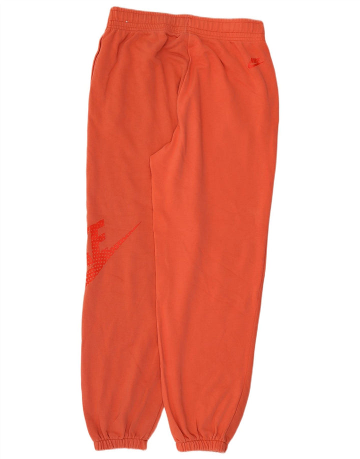Pantaloni da tuta con grafica Nike da uomo, pantaloni da jogging, cotone arancione medio