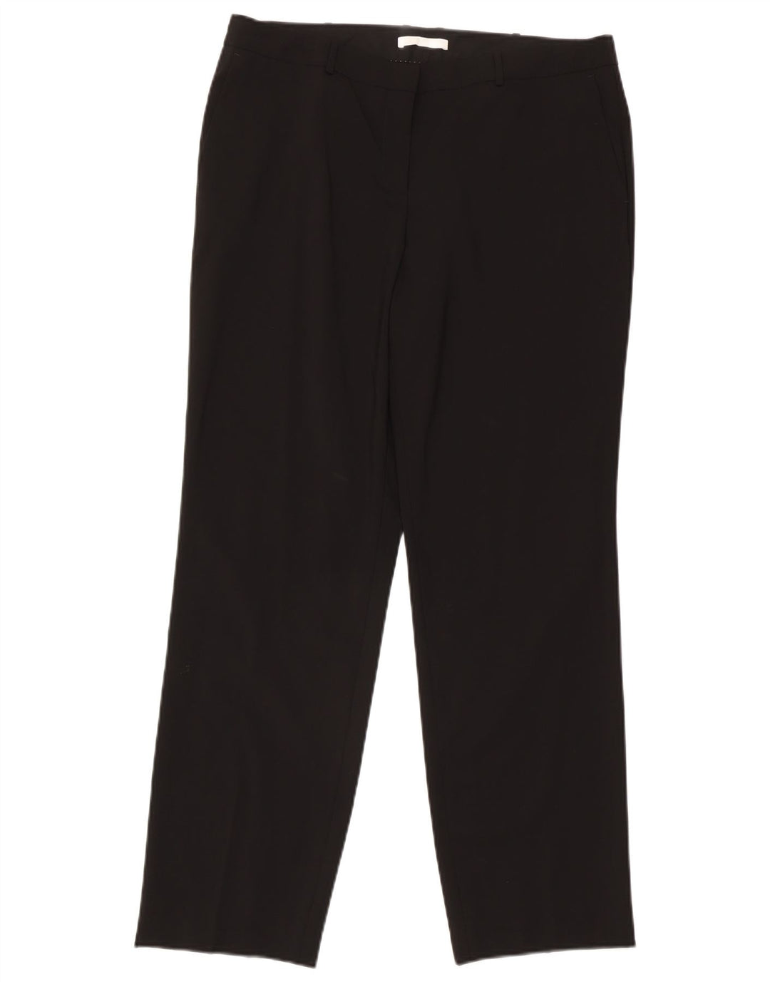Pantaloni da abito dritti da donna Hugo Boss W34 L30 neri