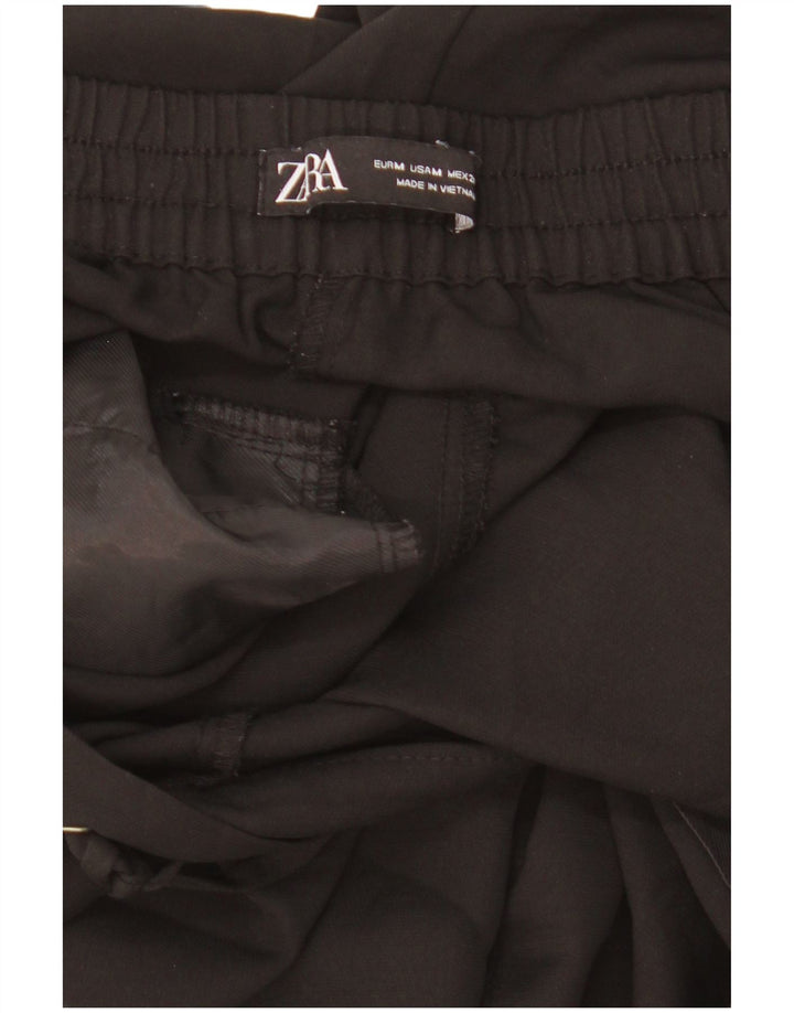 Pantaloni casual affusolati Zara da donna medi W28 L26 neri