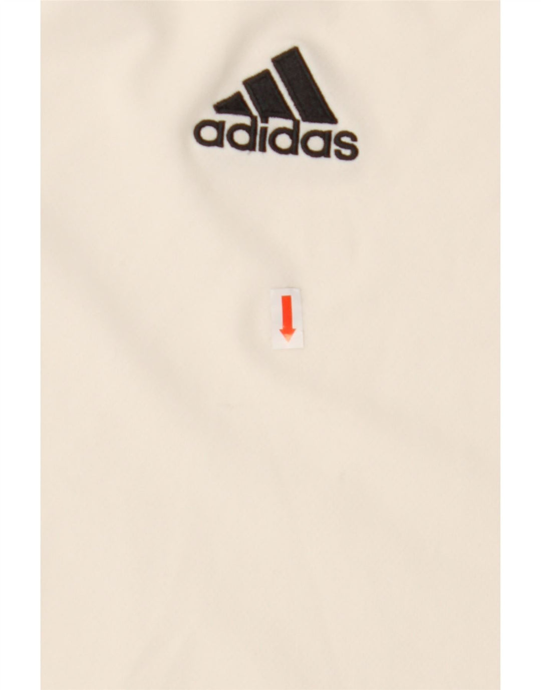 T-shirt ADIDAS da uomo Climalite Top in poliestere color block bianco medio