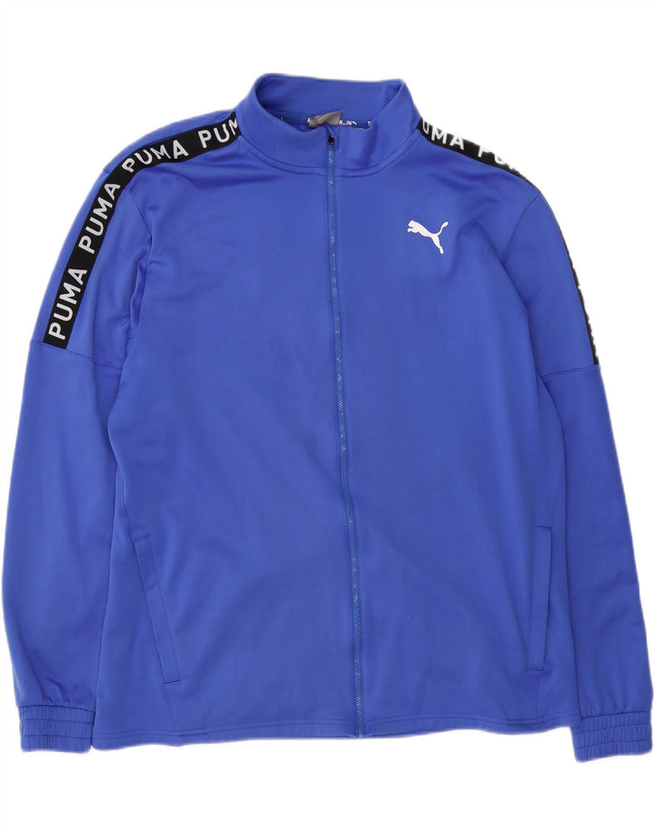 Giacca sportiva da uomo con grafica PUMA XL blu poliestere