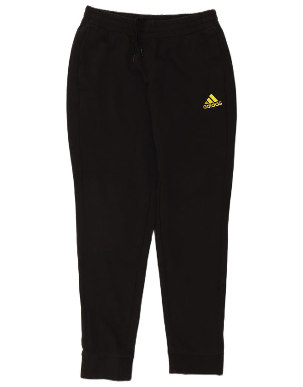 Pantaloni da tuta da uomo Adidas Joggers UK 42/44 Large Nero Cotone