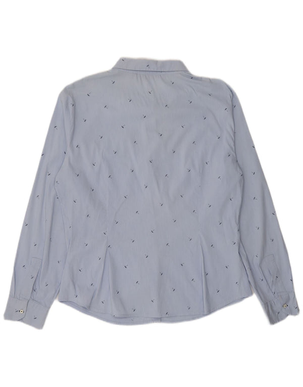 Camicia Zara da donna con motivo astratto UK 18 XL Blu