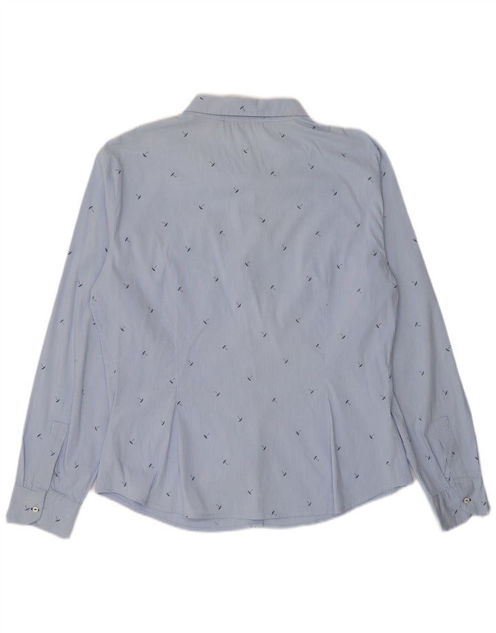 Camicia Zara da donna con motivo astratto UK 18 XL Blu