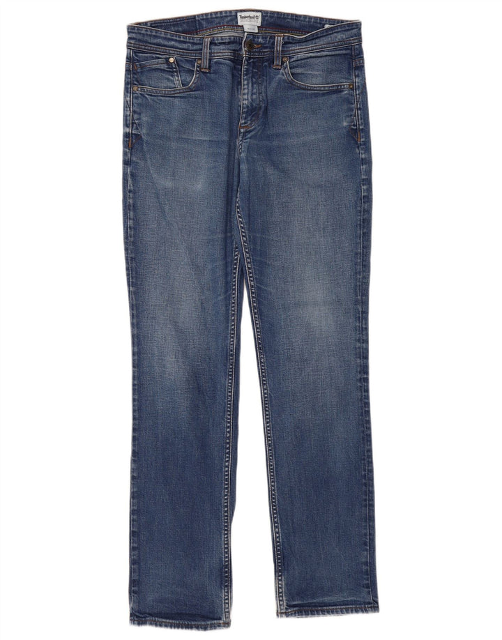 Jeans slim da uomo Timberland W34 L34 cotone blu