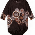 Desigual Abito grafico a bolle da donna EU 36 Piccolo nero geometrico