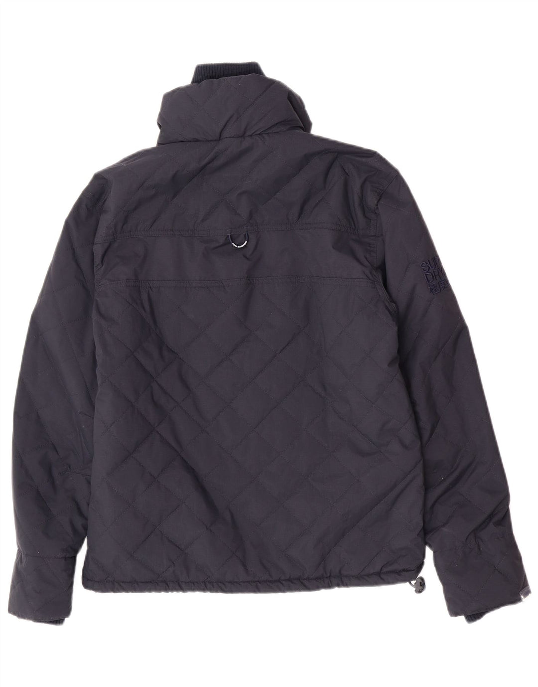 Giacca imbottita da uomo Superdry UK 38 nylon blu navy medio