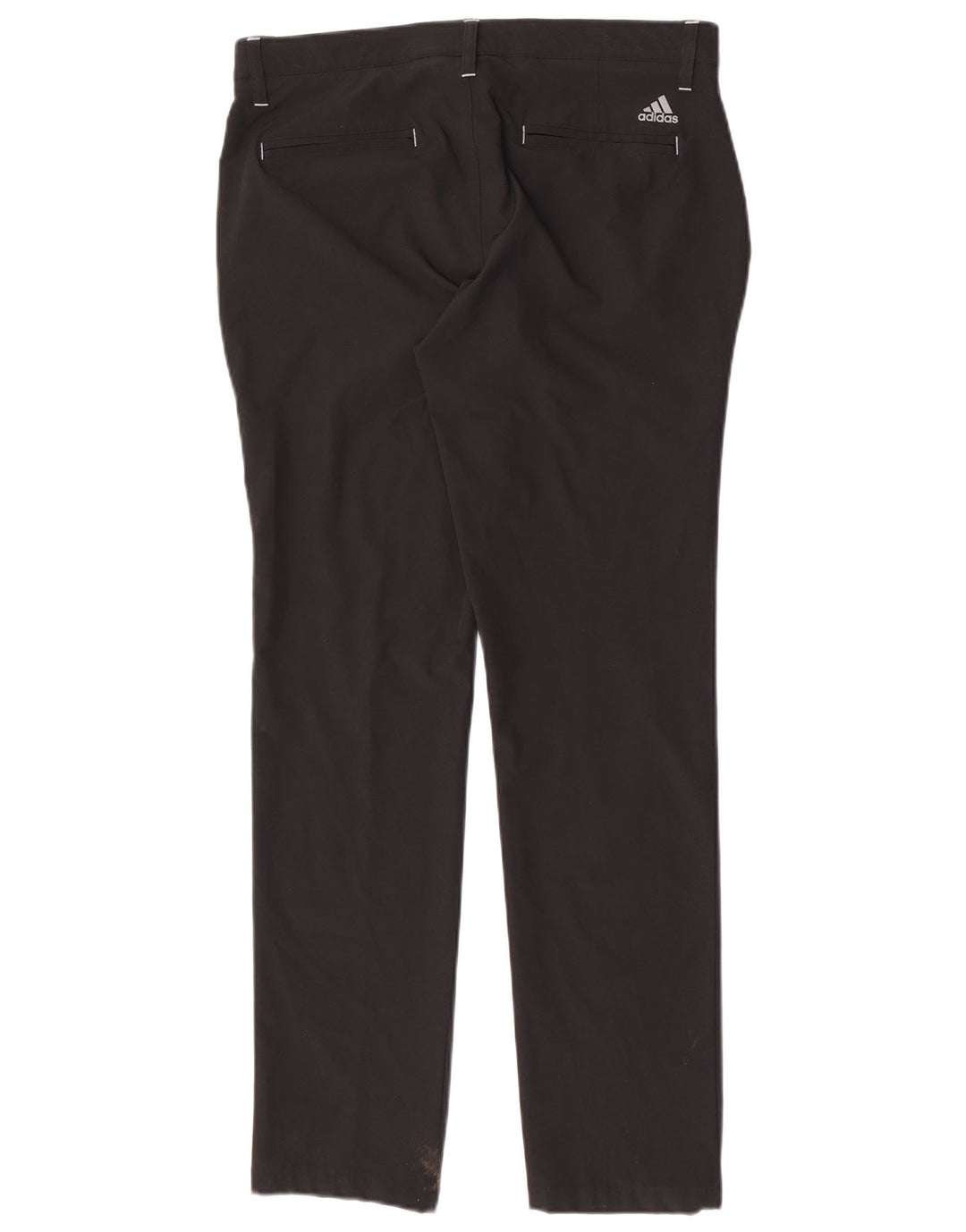 Pantaloni chino slim da uomo Adidas W32 L32 poliestere nero