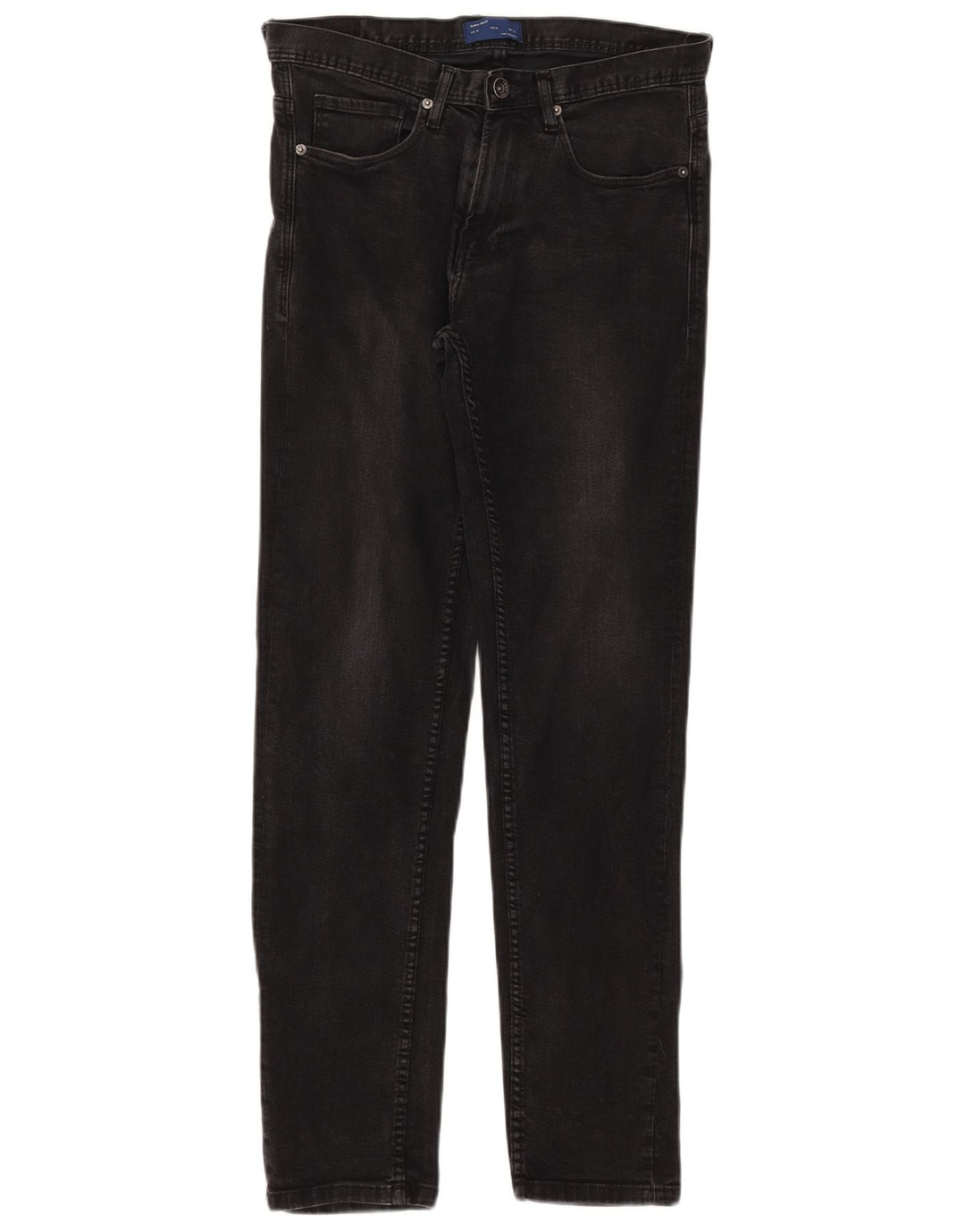 Jeans slim da uomo Zara EU 38 Small W30 L31 Cotone nero