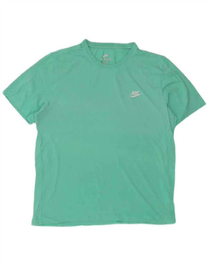 T-shirt Nike da uomo Top XL in cotone turchese