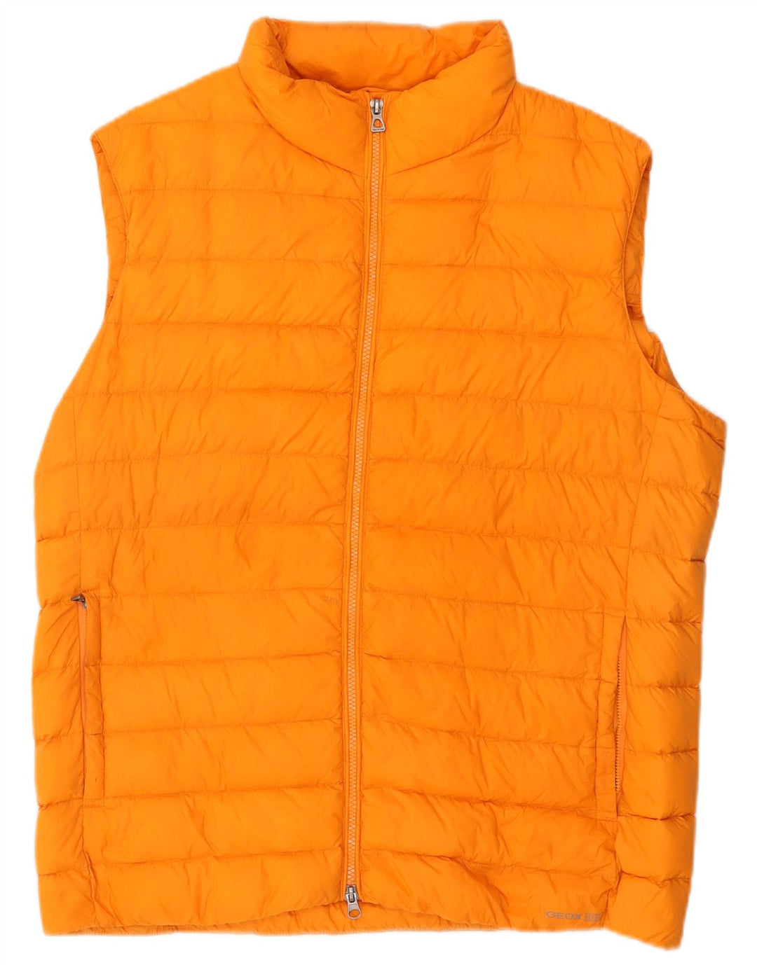 Gilet imbottito da donna Geox UK 18 XL arancione in poliammide