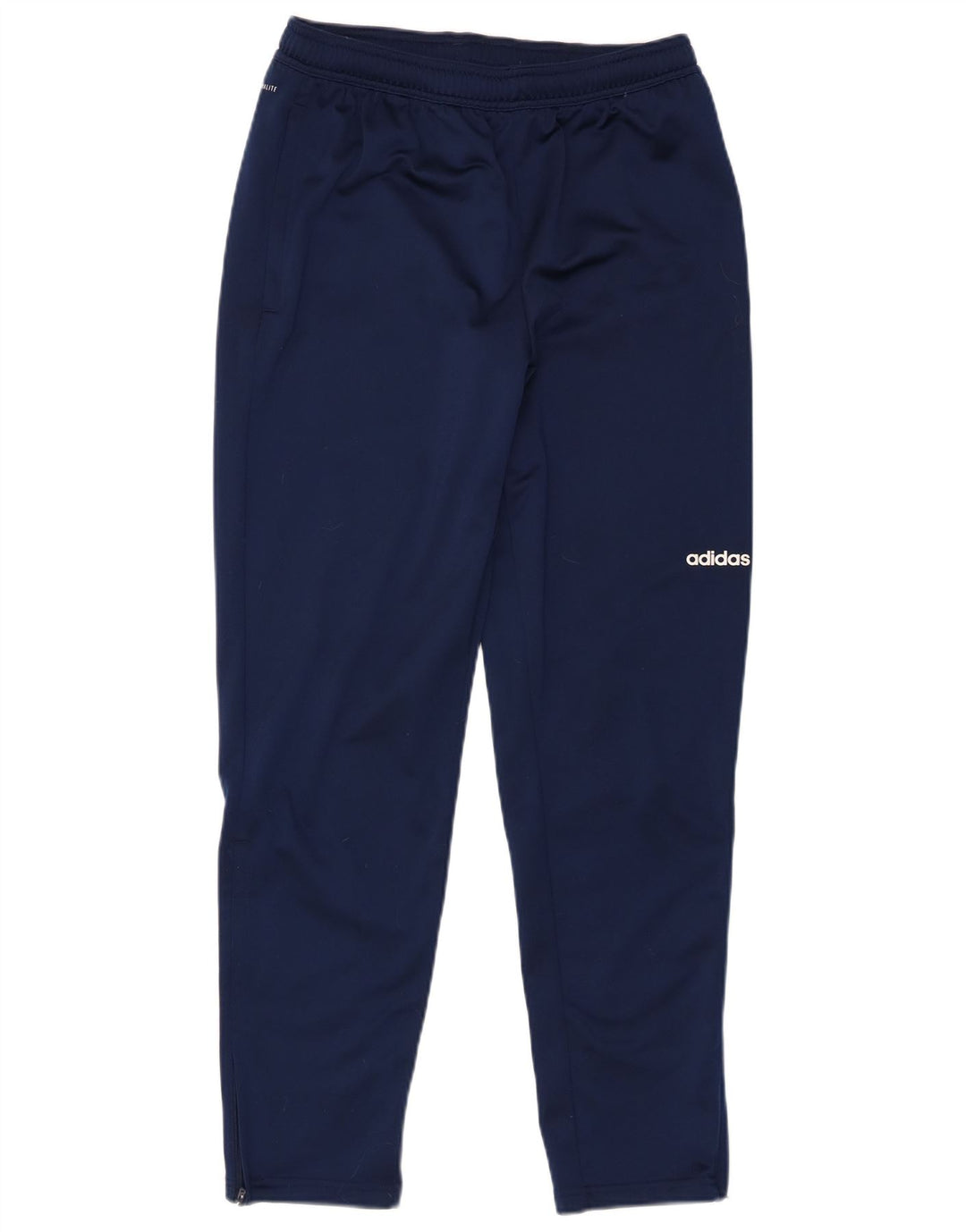 Pantaloni della tuta Adidas Climalite da ragazzo 13-14 anni in poliestere blu navy