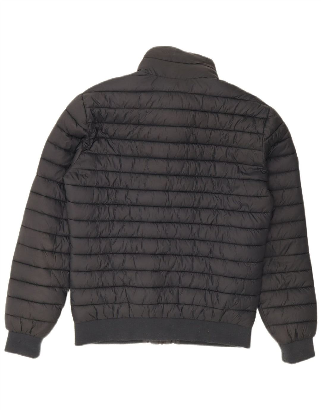 Giacca imbottita da uomo Superdry UK 40 Large in nylon blu navy