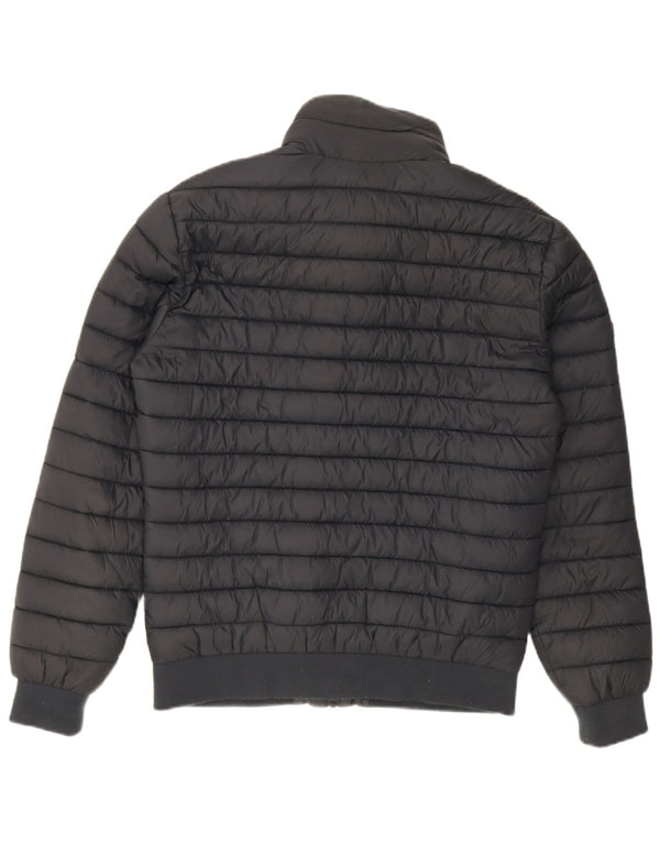 Giacca imbottita da uomo Superdry UK 40 Large in nylon blu navy