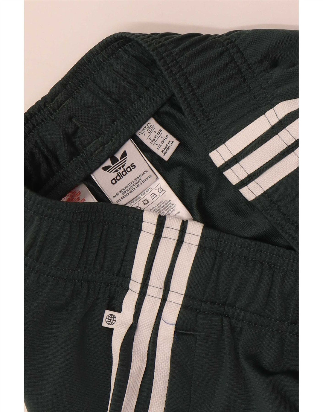 Pantaloni della tuta da ragazzo Adidas Joggers 15-16 anni Poliestere verde