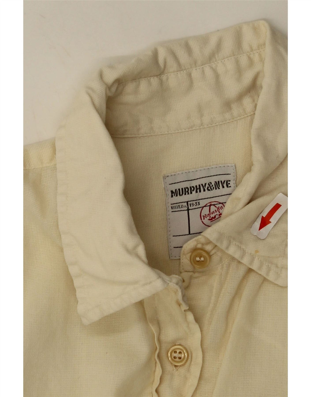 Camicia da donna Murphy & Nye UK 16 grande cotone beige