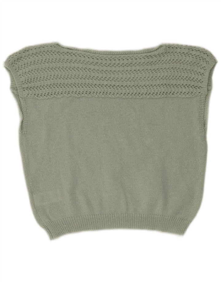 Canotta corta da donna Shein UK 14 Poliestere verde medio