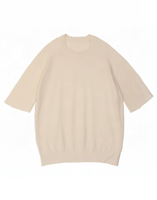 Marks & Spencer Womens Boat Neck Jumper Sweater UK 10 Small White