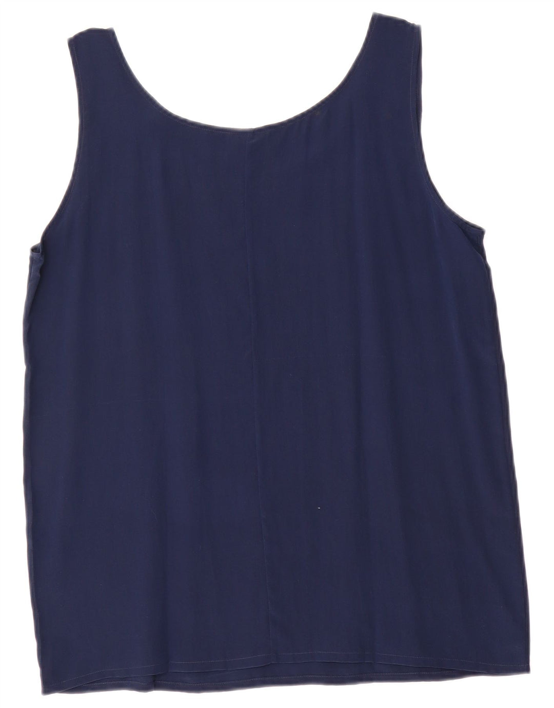 Canotta vintage da donna UK 14 medio blu navy