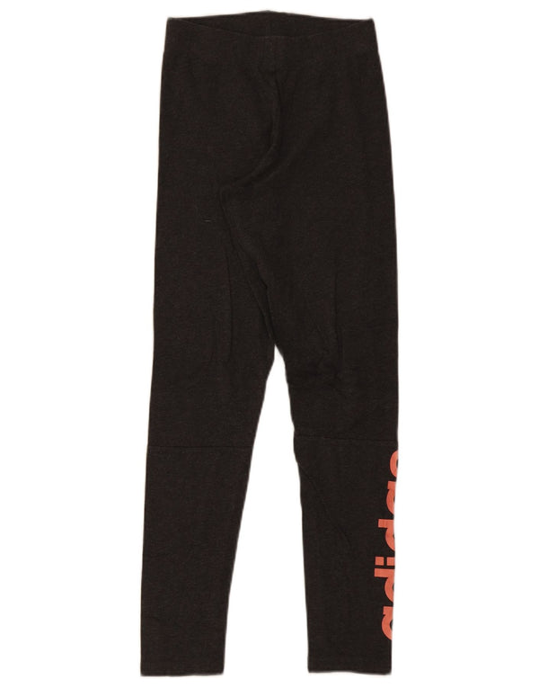 Leggings grafici da donna Adidas UK 4 XS Grigi