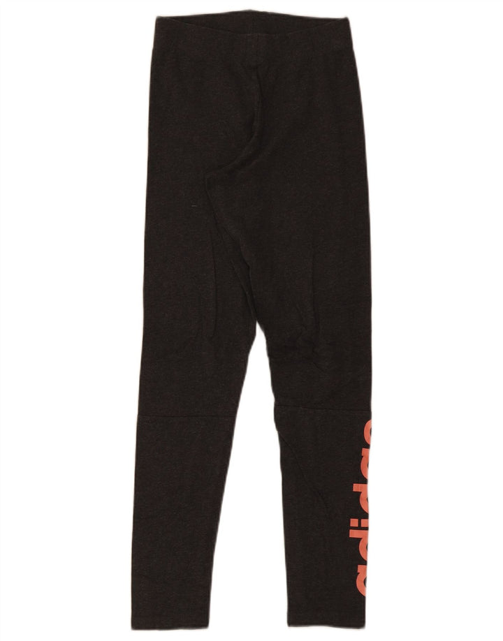 Leggings grafici da donna Adidas UK 4 XS Grigi